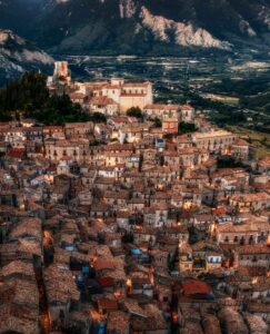 Panorama del borgo di Morano Calabro - Cosenza